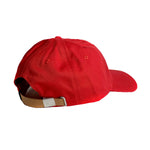 Lacoste Unisex Oversized Crocodile Strapback Hat RK4711-240 Red