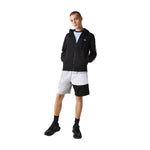 Lacoste Mens Colorblock Lettered Zip-Up Sweater SH6905-8VM Black/Black-Bla