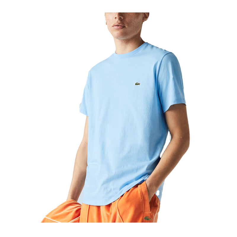 Lacoste Mens Short Sleeve Pima Crewneck Shirt TH6709-HBP Overview