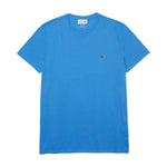Lacoste Mens Short Sleeve Pima Crewneck Shirt TH6709-L99 Ethereal