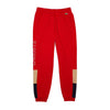 Lacoste Mens Colorblock Fleece Joggers XH7064-1FU Red/Viennese-Na