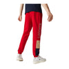 Lacoste Mens Colorblock Fleece Joggers XH7064-1FU Red/Viennese-Na