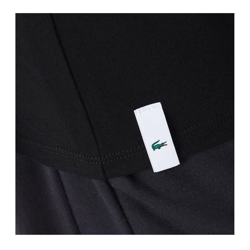 Lacoste Mens Essential 3-Pack Slim Fit V-Neck T-Shirt TH3374-031 Black