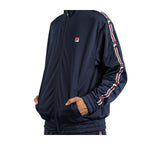 Fila Mens Top Down Track Jacket LM183787-001 Black/White/Red
