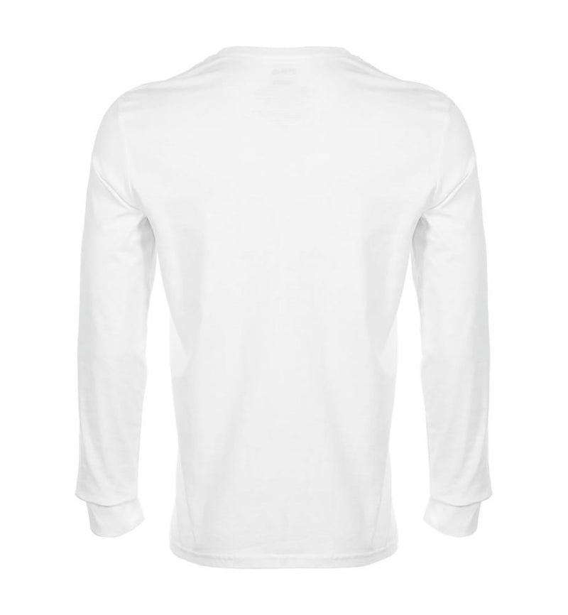 Fila Mens Alfonso Long Sleeve T-Shirt LM913374-100-S White/White