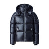 Mackage Mens Kent Hooded Lustrous Light Down Jacket P001306-0001 Black