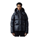 Mackage Mens Kent Hooded Lustrous Light Down Jacket P001306-0001 Black