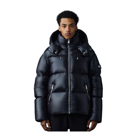 Mackage Mens Kent Hooded Lustrous Light Down Jacket P001306-0253 Cream