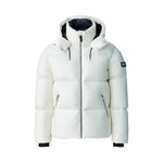 Mackage Mens Kent Hooded Lustrous Light Down Jacket P001306-0253 Cream