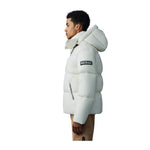 Mackage Mens Kent Hooded Lustrous Light Down Jacket P001306-0253 Cream