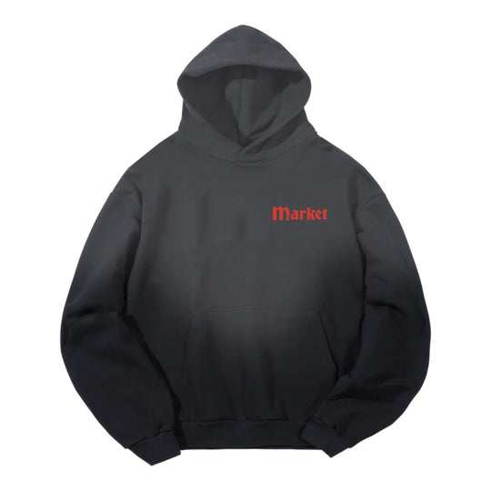 Market Studios Mens True Tread Hoodie MKT25FW-HD0270-PRBK Pirate Black