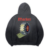 Market Studios Mens True Tread Hoodie MKT25FW-HD0270-PRBK Pirate Black