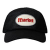 Market Studios Unisex Market Garage Trucker Hat MKT25FW-HT0056-PRBK Pirate Black