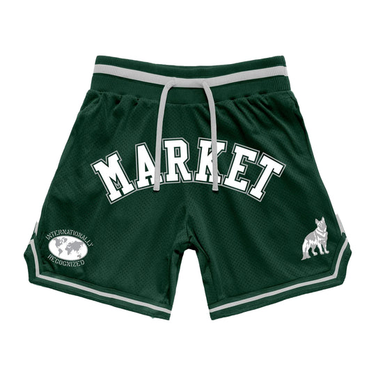 Market Studios Mens International Game Shorts MKT25Q2-KB0052 Deep Emerald