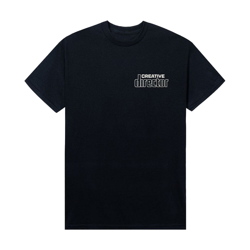 Market Studios Mens Creative Director Crew Neck T-Shirt MKT25Q2-SS0007 Pirate Black