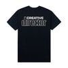 Market Studios Mens Creative Director Crew Neck T-Shirt MKT25Q2-SS0007 Pirate Black