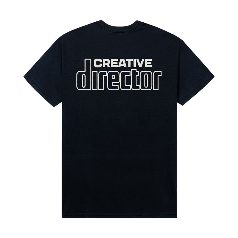 Market Studios Mens Creative Director Crew Neck T-Shirt MKT25Q2-SS0007 Pirate Black