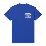 Market Studios Mens Stallion Crew Neck T-Shirt MKT25Q2-SS0024 Dazzling-Blue
