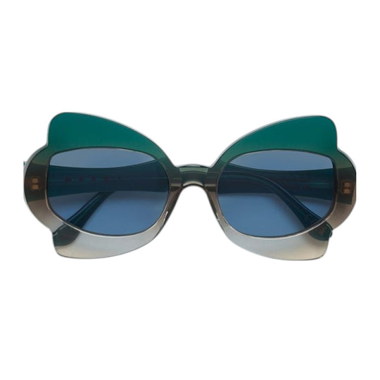 Marni Unisex Monumentalgate Sunglasses R3P Green Fade