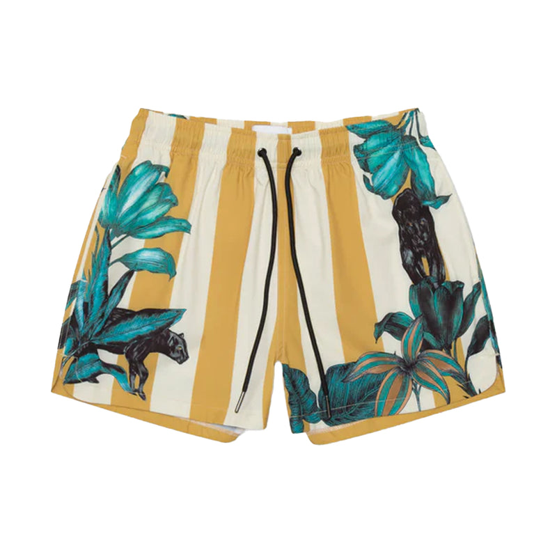 Mavrans Mens Pantera High Waist Shorts WHW001LP Sand-Brown-Green