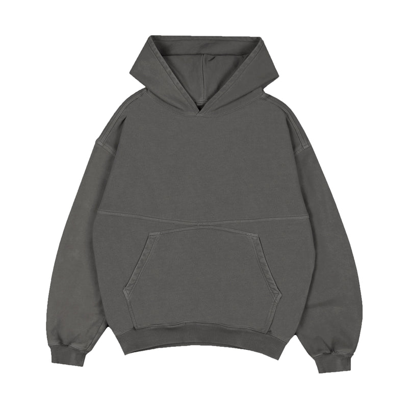 Marithe + Franois Girbaud Mens Tavernood Pullover Hoodie FT-TVRN-HOO-GD-CHA Charcoal