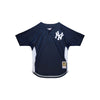 Mitchell & Ness Mens NBA New York Yankees Authentic BP Pullover Jersey - Derek Jeter Jersey ABPJ3345-NYY09DJTNAVY Navy