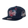 Mitchell & Ness Mens NBA Houston Rockets 97 Top Star HWC Snapback Hats HHSS2982-HROYYPPPNAVY Navy ,Green Brim
