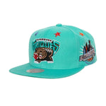 Mitchell & Ness Mens NBA Vancouver Grizzlies 97 Top Star HWC Snapback Hats HHSS2982-VGRYYPPPTEAL Teal ,Green Brim