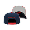 Mitchell & Ness Mens NBA New Jersey Nets Jumbotron HWC Snapback Hats HHSS3464-NJNYYPPPNYRD Navy/Red ,Grey Brim