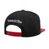 Mitchell & Ness Unisex NBA Philadelphia 76ers Logo Bill Snapback Hat HHSS4528-P76YYPPPBKRD Black/Red, Green Undervisor