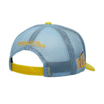 Mitchell & Ness Mens NBA Denver Nuggets Party Time Trucker HWC Snapback Hats HHSS5140-DNUYYPPPWHBL White/Blue ,Green Brim