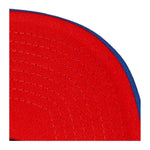 Mitchell & Ness Mens MLB Toronto Blue Jays Evergreen PRO Coop Snapback Hats HHSS6484-TBJYYPPPWHIT White ,Red Brim