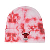 Mitchell & Ness Unisex NBA Chicago Bulls Tie Dye Knit Beanie KTCFMM21000-CBURED1 Red