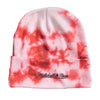 Mitchell & Ness Unisex NBA Chicago Bulls Tie Dye Knit Beanie KTCFMM21000-CBURED1 Red