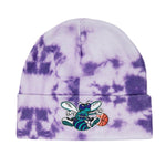 Mitchell & Ness Unisex NBA Charlotte Hornets Tie Dye Knit Beanie KTCFMM21000-CHOPURP Purple