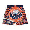 Mitchell & Ness Mens MLB Houston Astros Jumbotron 2.0 Sublimated Shorts PSHR1220-HASYYPPPNYOR Navy/Orange