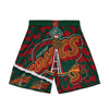 Mitchell & Ness Mens NBA Seattle Supersonics Jumbotron 2.0 Sublimated Shorts PSHR1220-SSUYYPPPGNRD Green/Red
