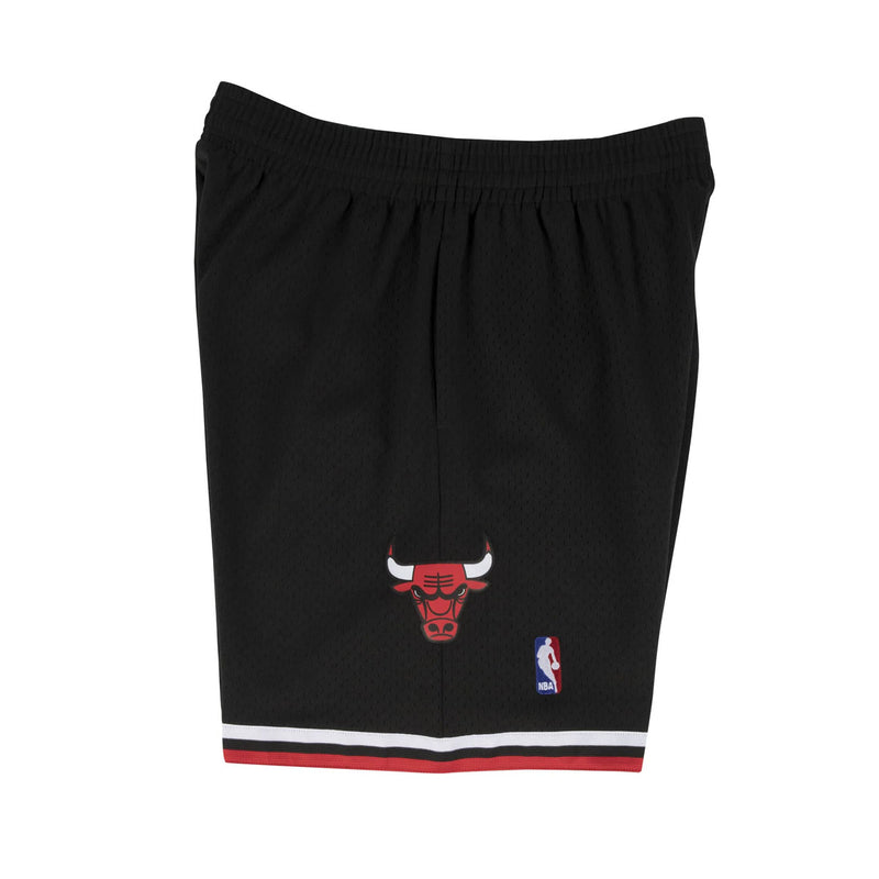 Mitchell & Ness NBA Swingman Chicago Bulls Mens Black Shorts