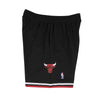 Mitchell & Ness Mens NBA Chicago Bulls Swingman Shorts SMSHAC18023-CBUBLCK97 Black