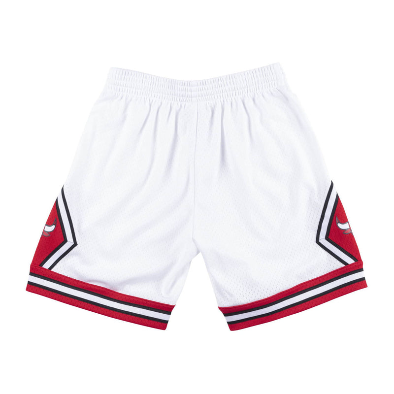 Mitchell & Ness NBA Swingman Chicago Bulls Mens White Shorts