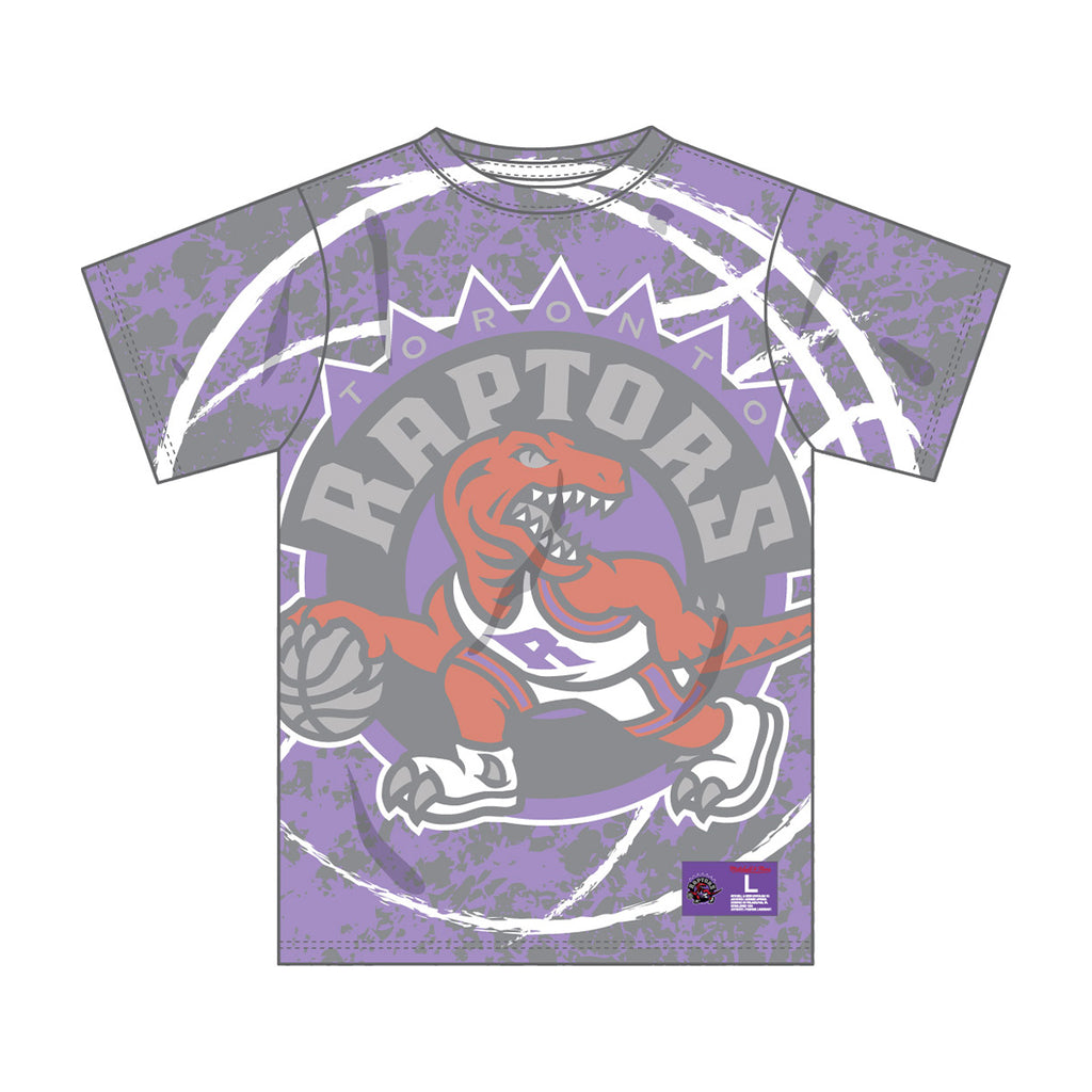 Toronto Raptors Play by Play T-Shirt By Mitchell & Ness - Mens
