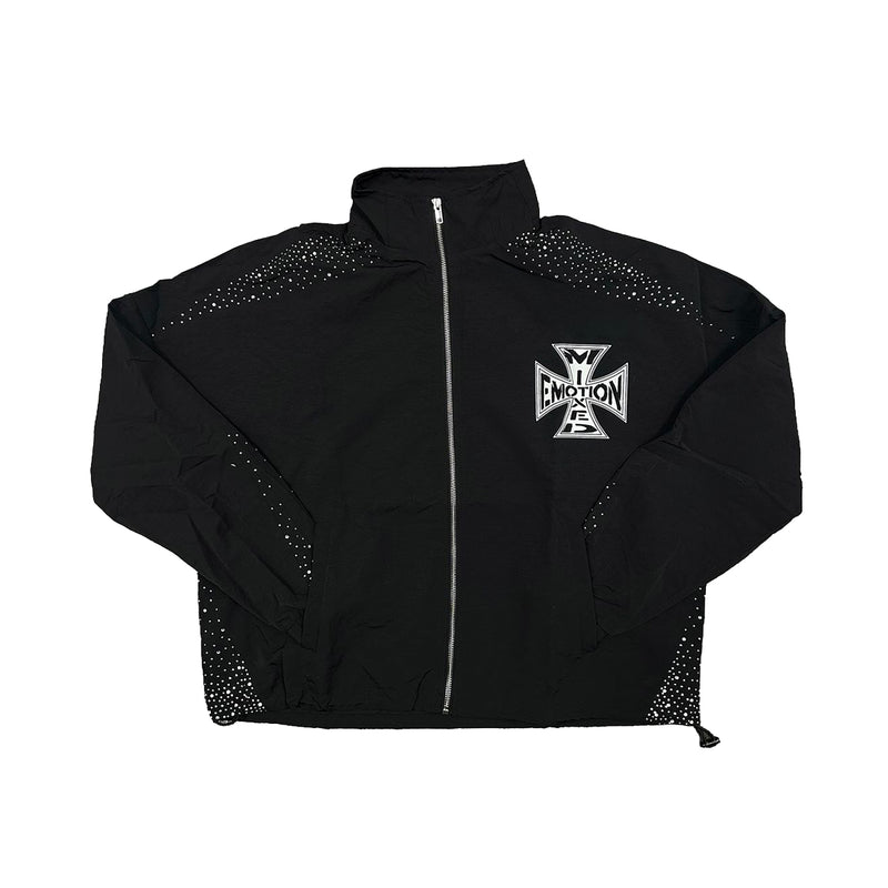 Mixed Emotion Mens Classic Nylon Jacket Black