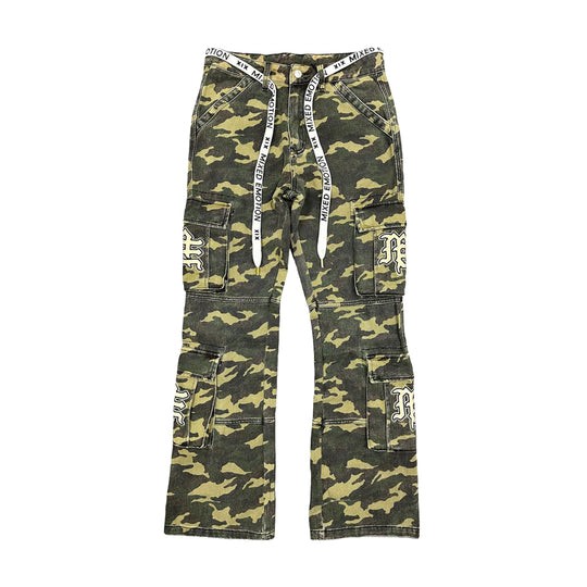 Mixed Emotion Mens Me Cargo Pants Camo