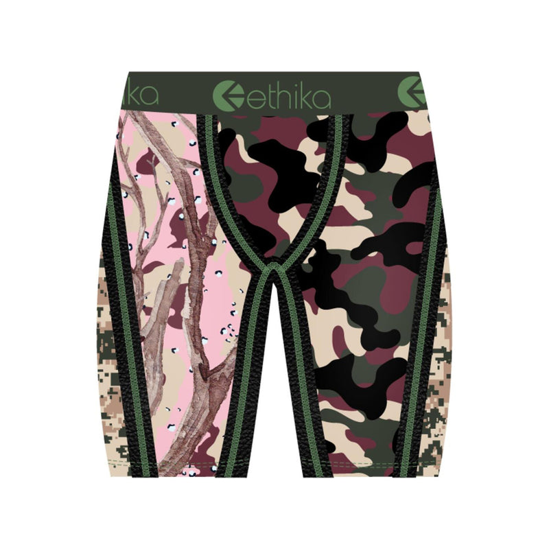 Ethika Mens Camo Dunk MLUS1903-GNB Green/Black