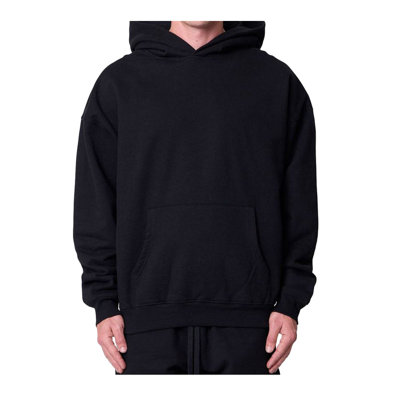 MNML Mens Heavy Basic Pullover Hoodie M2025-H506-BLK Black