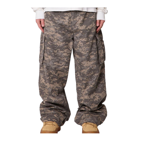 MNML Mens Mega Baggy Cargo Pants M2025-P638-DCM Digi Camo