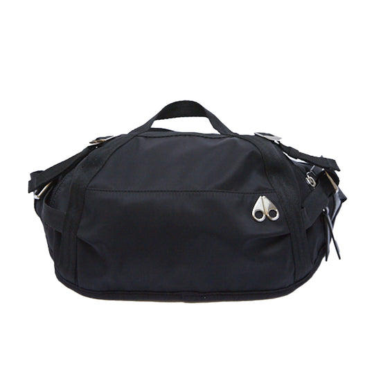 Moose Knuckles Mens Logo Duffel Bag M13MA570-292 Black