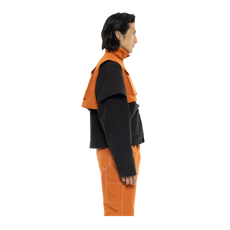 Nash Mens Utility Jacket N002002 Vanta Black/Safety Orange