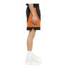 Nash Mens Utility Cargo Shorts N002014 Vanta Black/Safety Orange