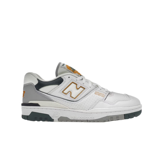 New Balance Mens 550 Casual Shoes BB550PWC White/Nightwatch Green/Grey